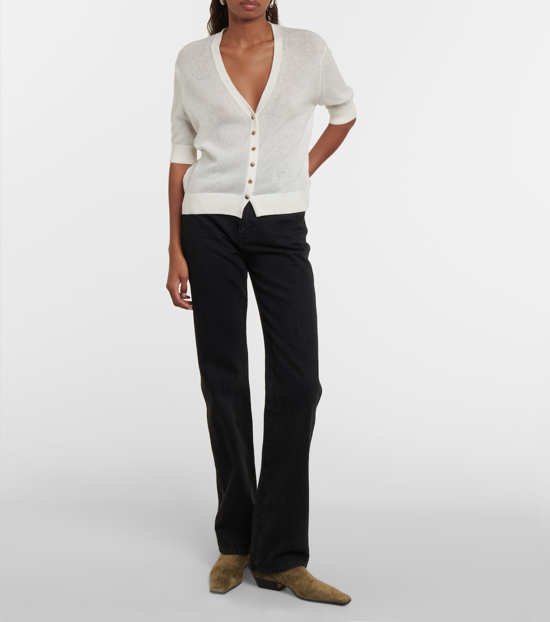 Cardigan Dianna en cachemire mélangé | Khaite