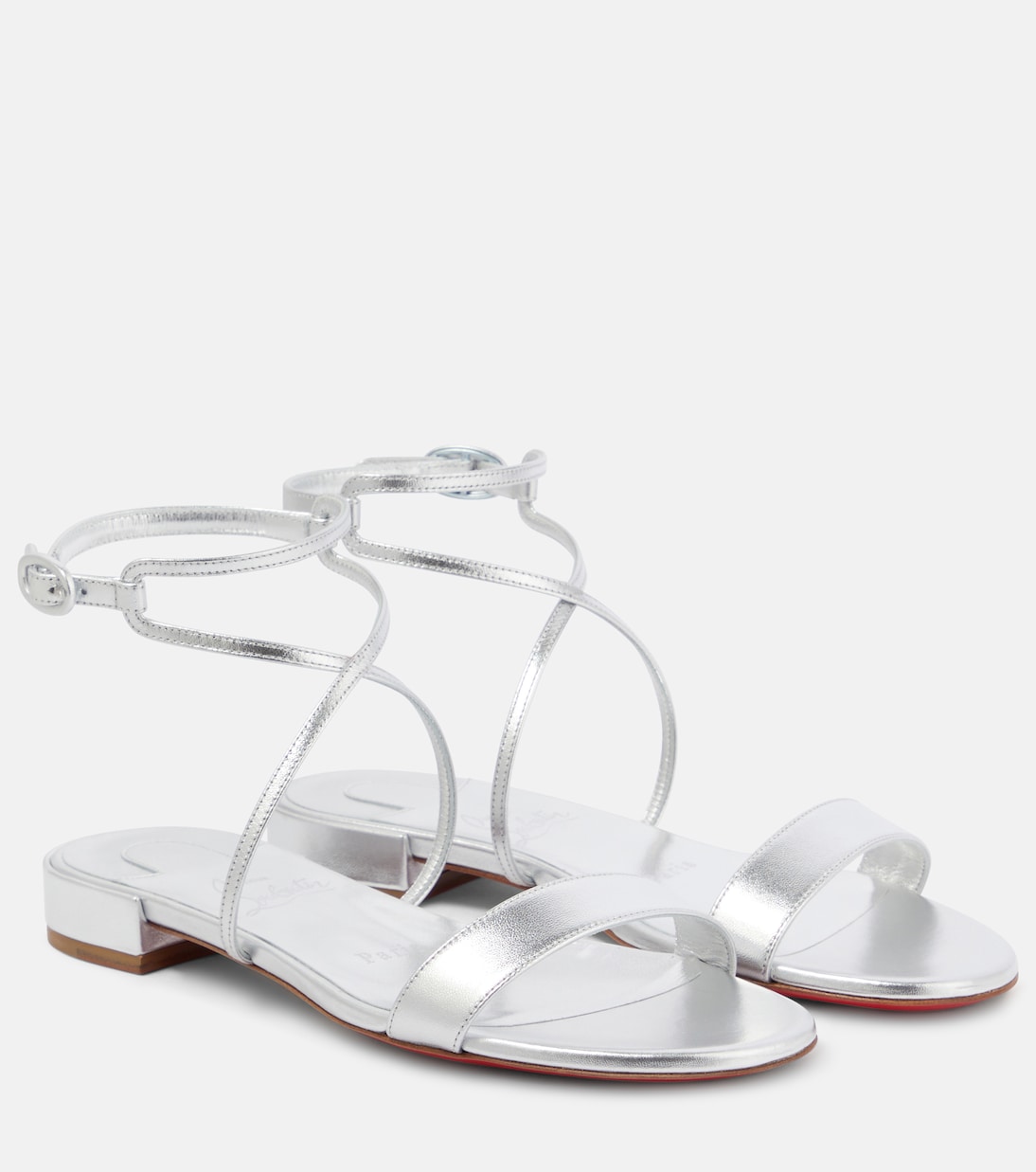 Sandali Miss Choca in pelle metallizzata | Christian Louboutin