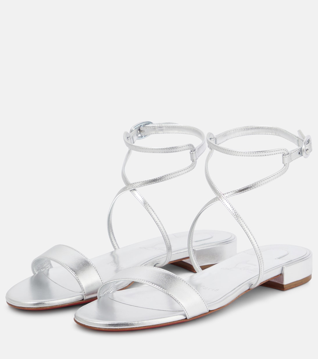 Sandali Miss Choca in pelle metallizzata | Christian Louboutin