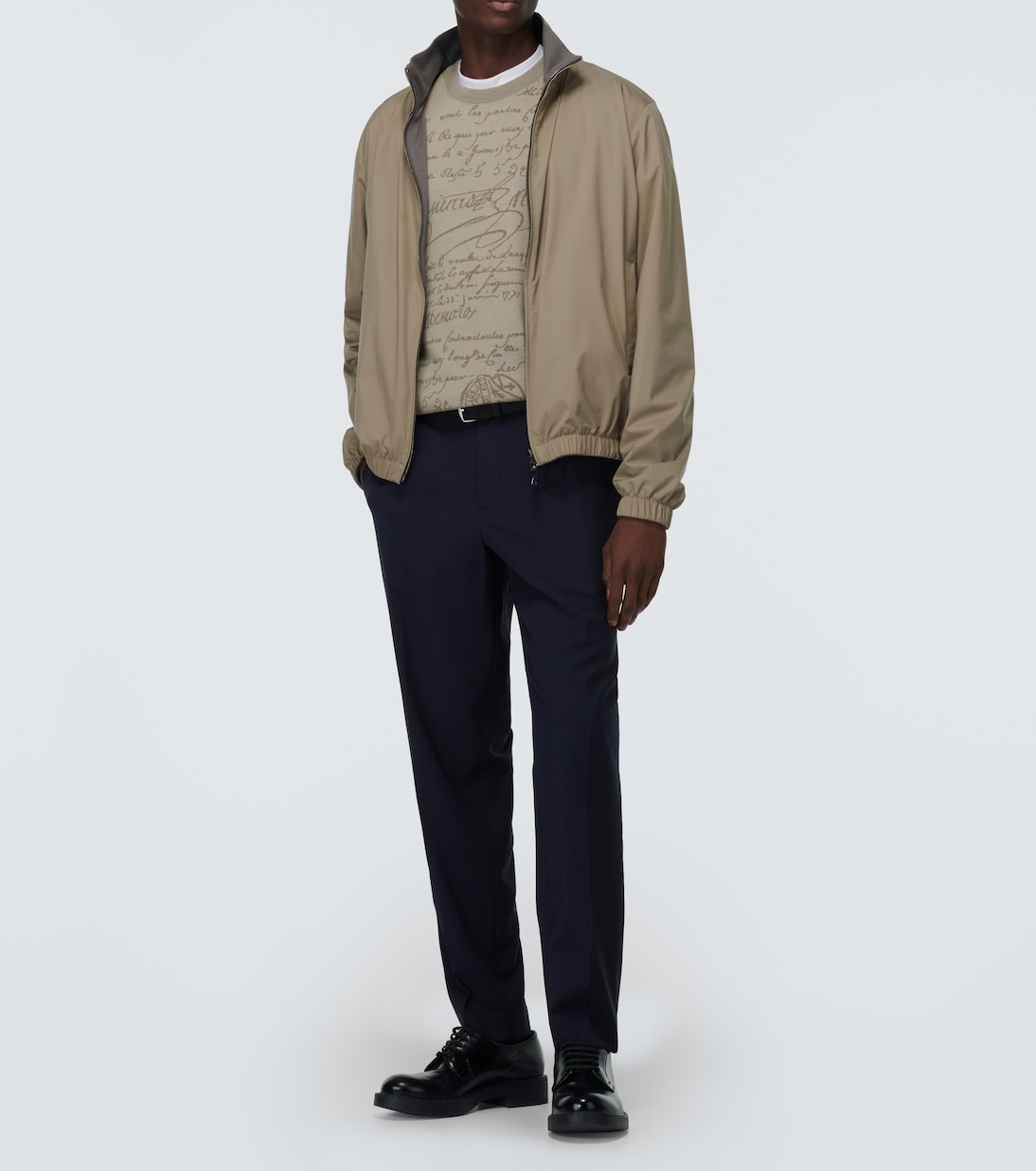 Scritto jacquard wool sweater | Berluti