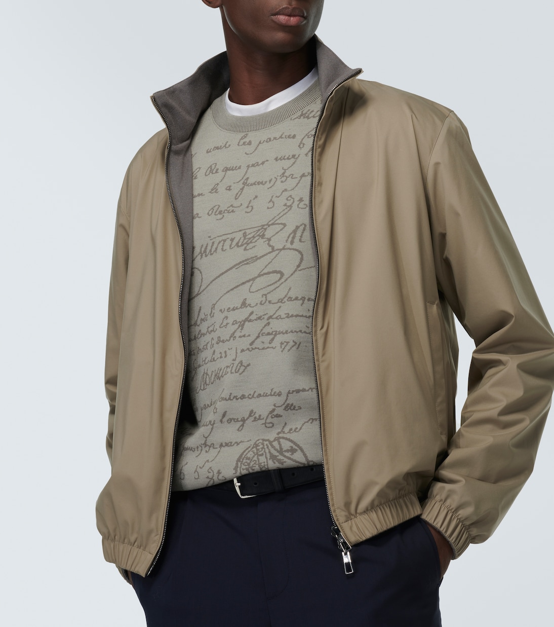 Scritto jacquard wool sweater | Berluti