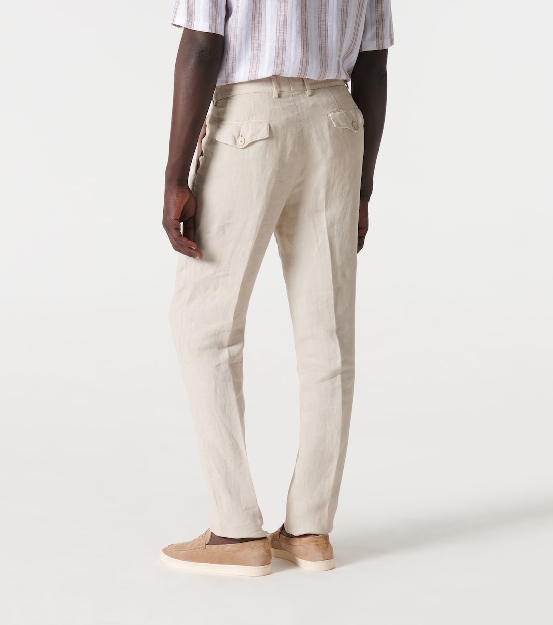 Pantalones slim de lino | Brunello Cucinelli