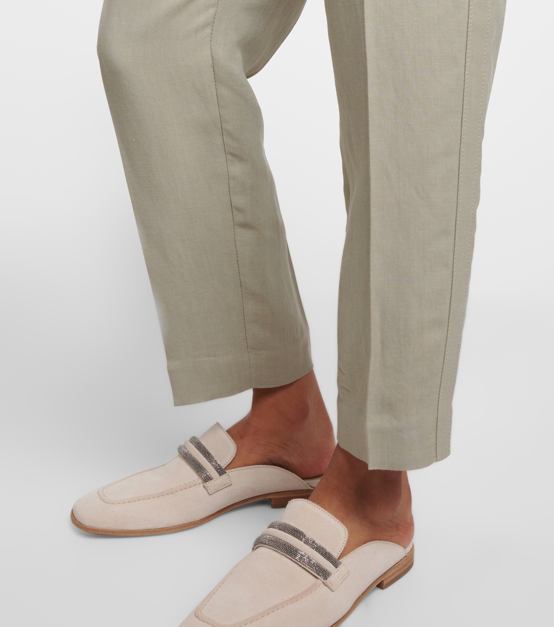 Twill tapered pants | Brunello Cucinelli