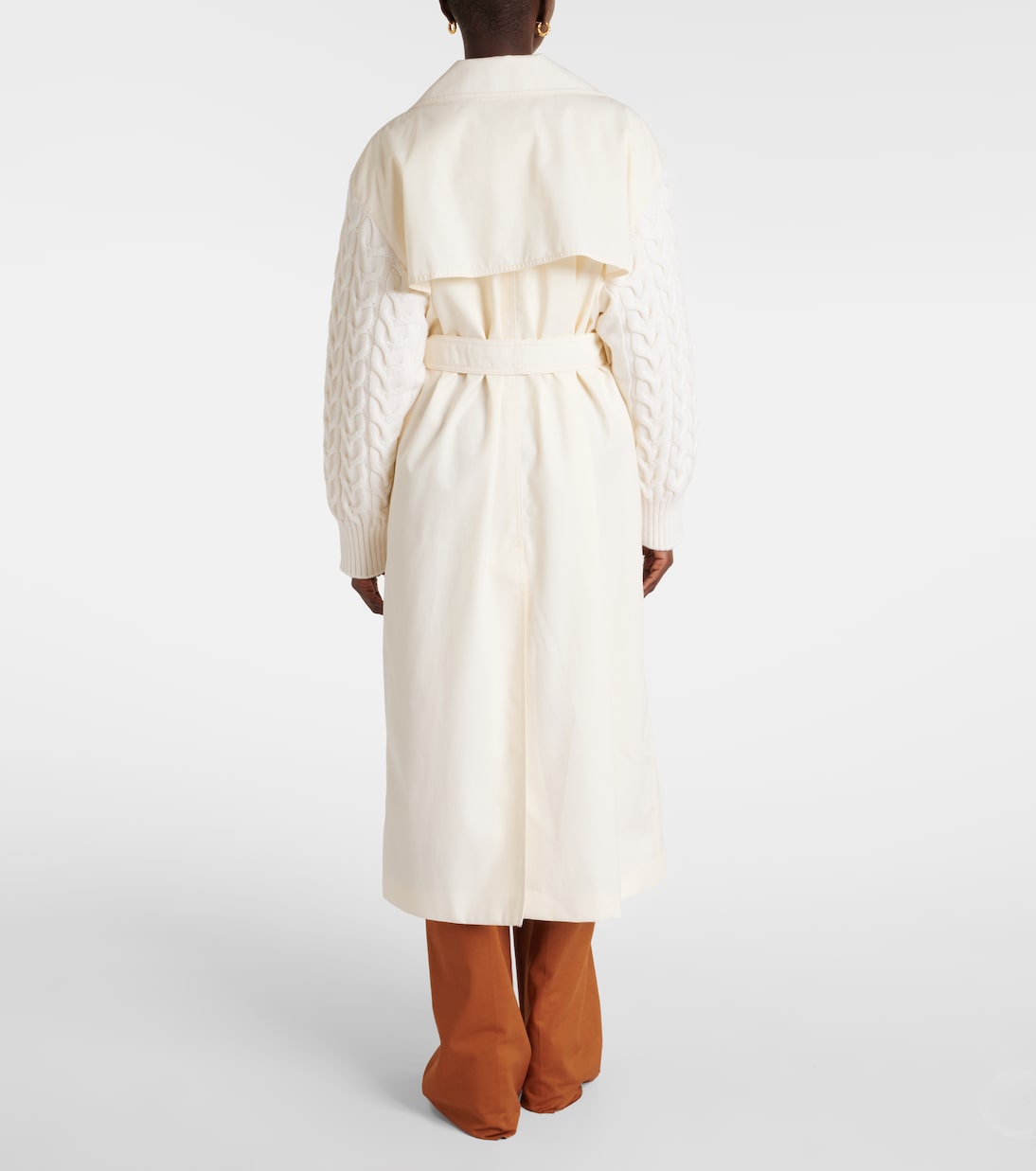 Gabardina de lana y algodón | Max Mara