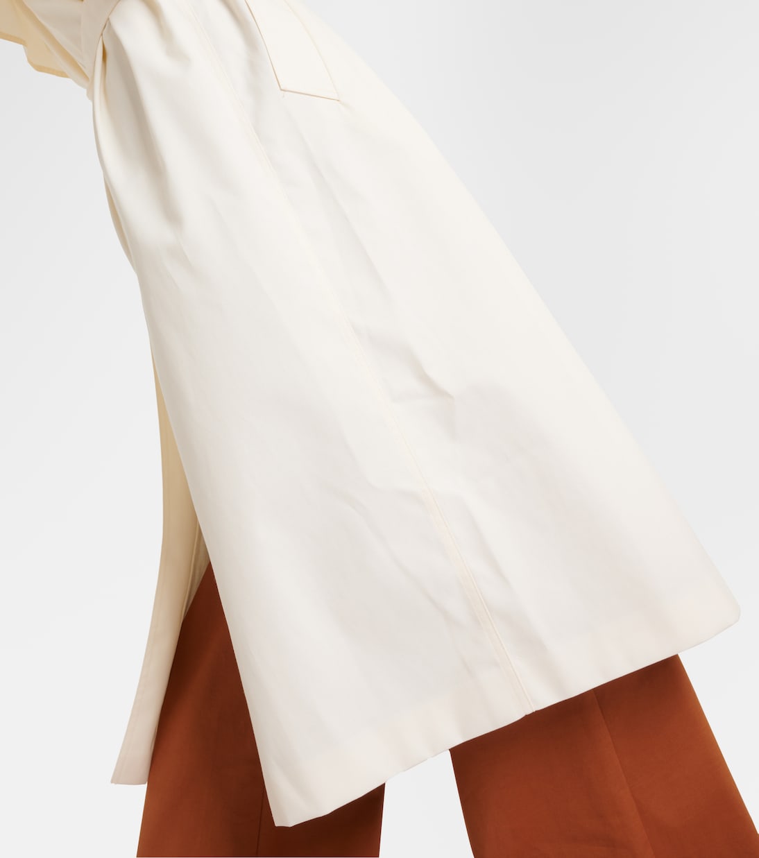Gabardina de lana y algodón | Max Mara