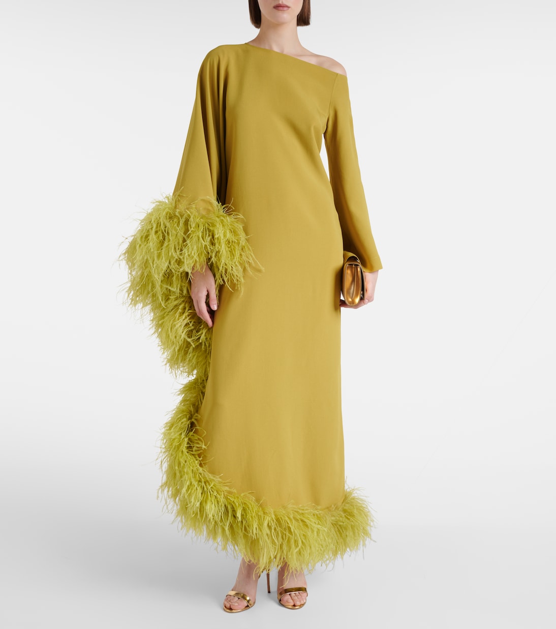 Ubud Extravaganza feather-trimmed gown | Taller Marmo