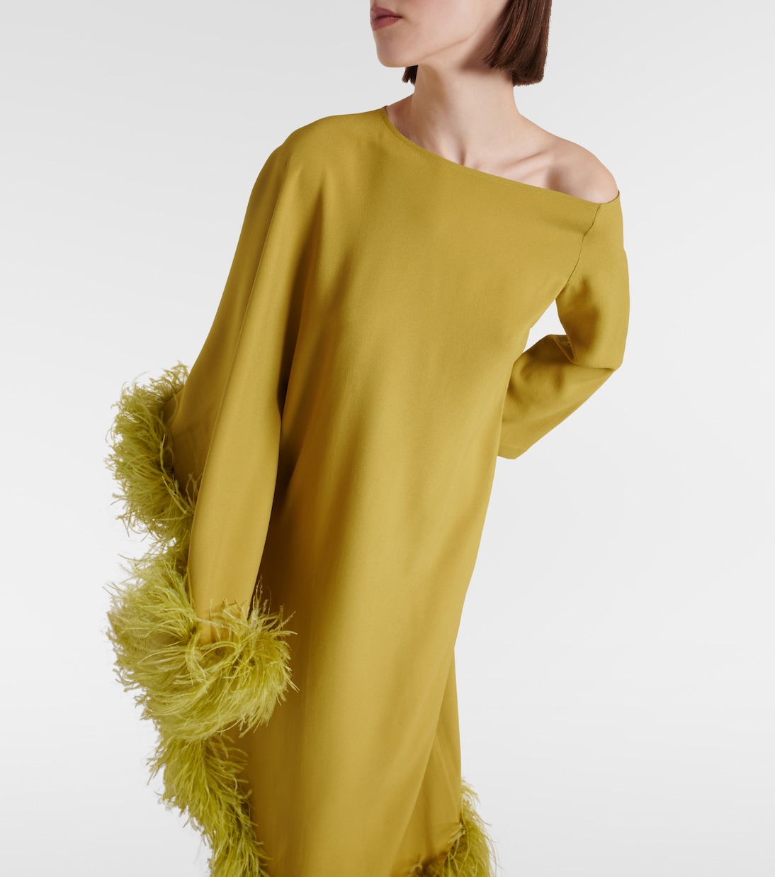 Ubud Extravaganza feather-trimmed gown | Taller Marmo
