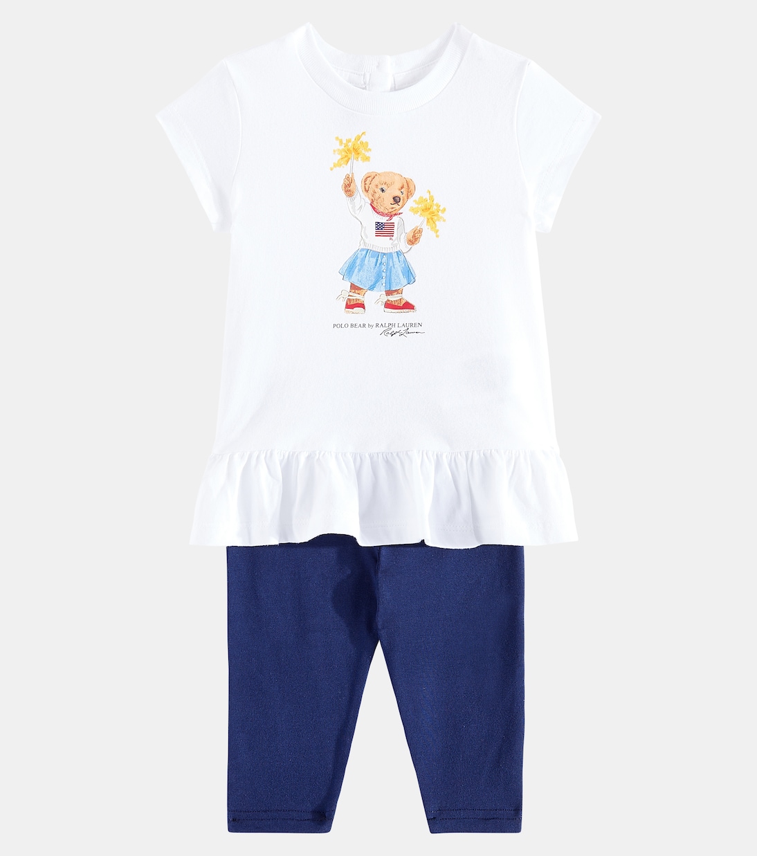 Baby cotton T-shirt and pants set | Polo Ralph Lauren Kids