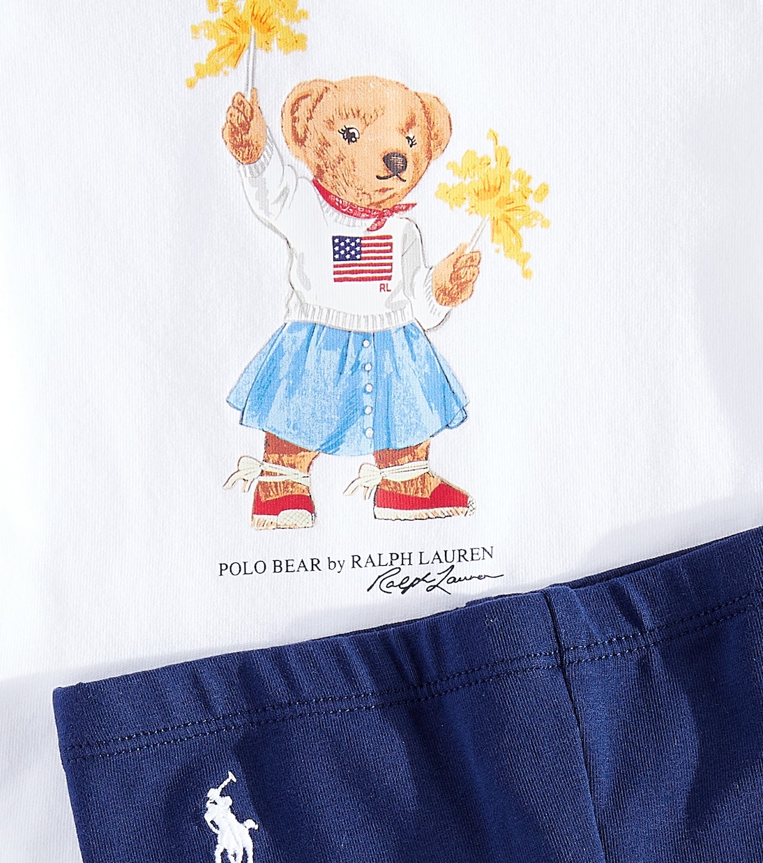Baby cotton T-shirt and pants set | Polo Ralph Lauren Kids