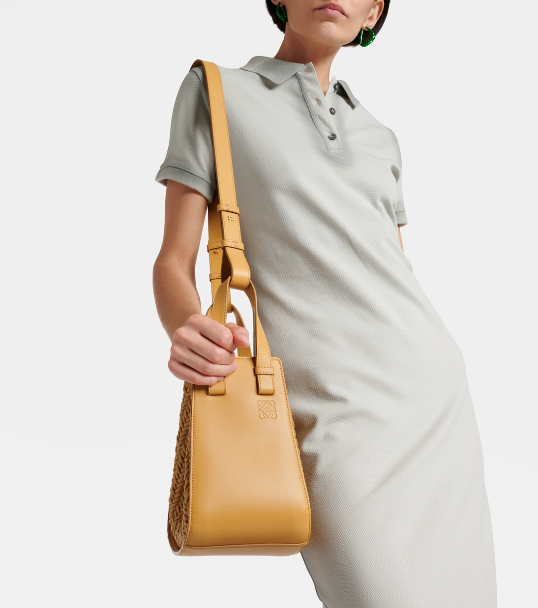 Hammock Compact leather tote bag | Loewe