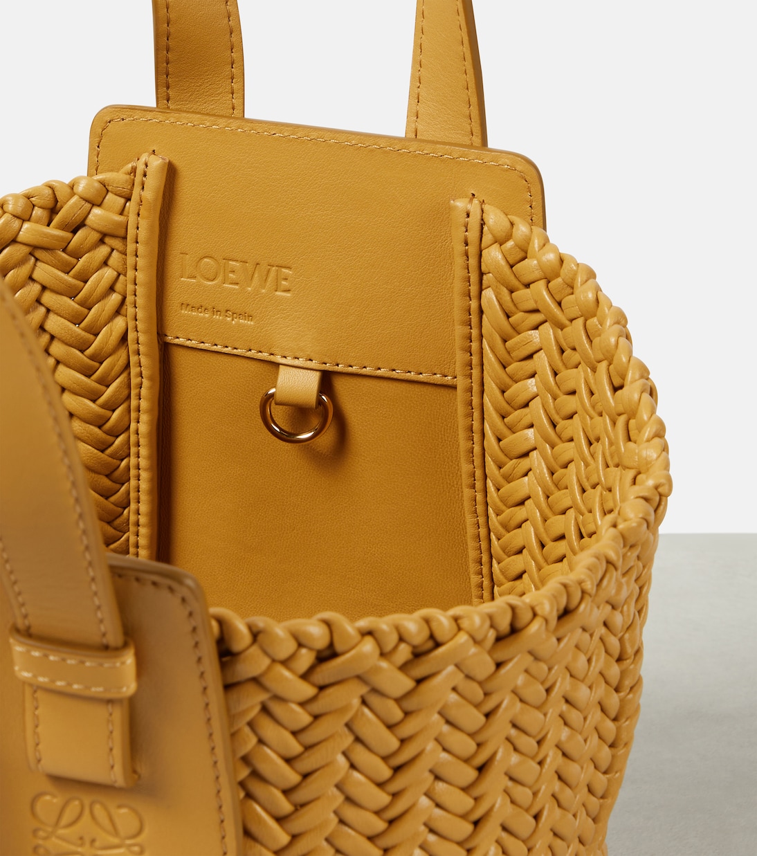 Hammock Compact leather tote bag | Loewe