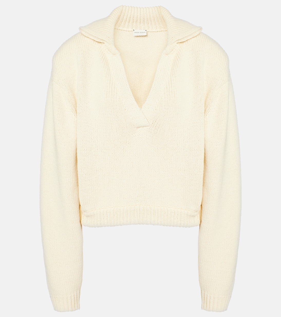 Polo cropped de mezcla de algodón | Magda Butrym