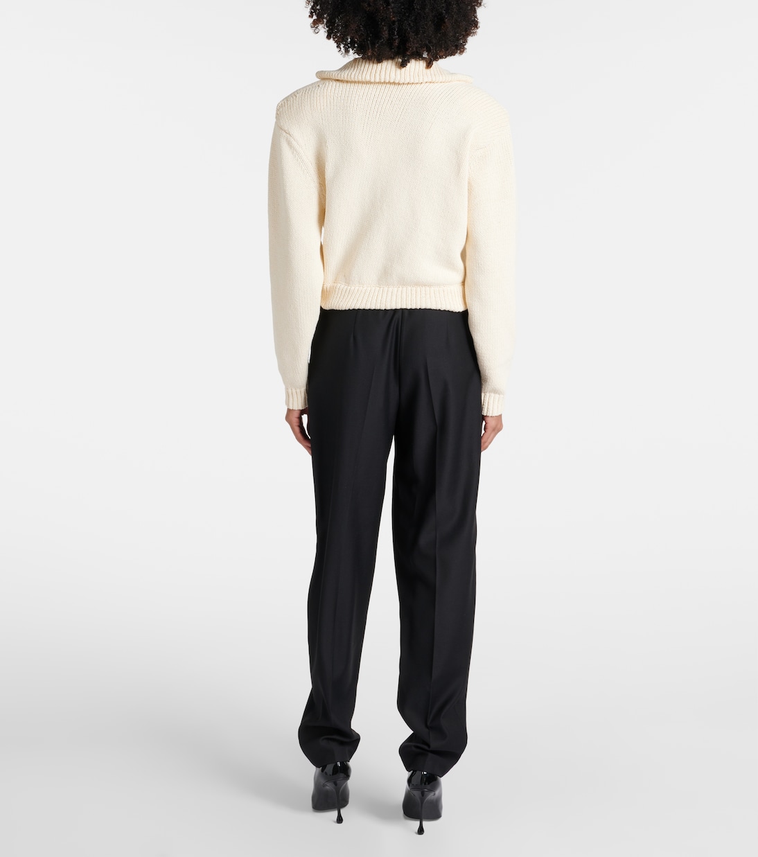 Polo cropped de mezcla de algodón | Magda Butrym