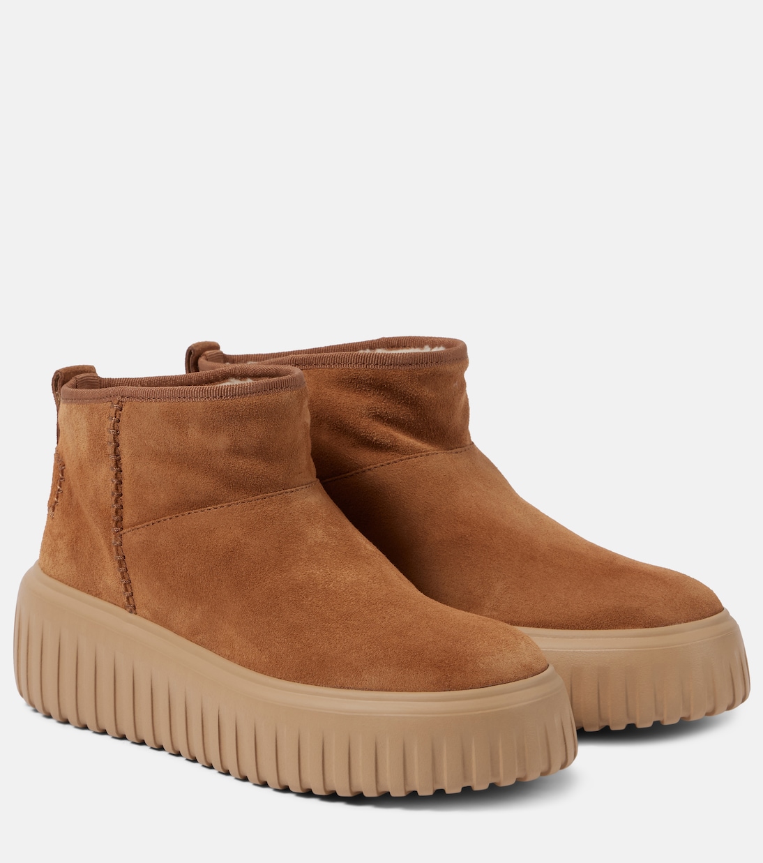 Botines Balu de ante con plataforma | Hogan
