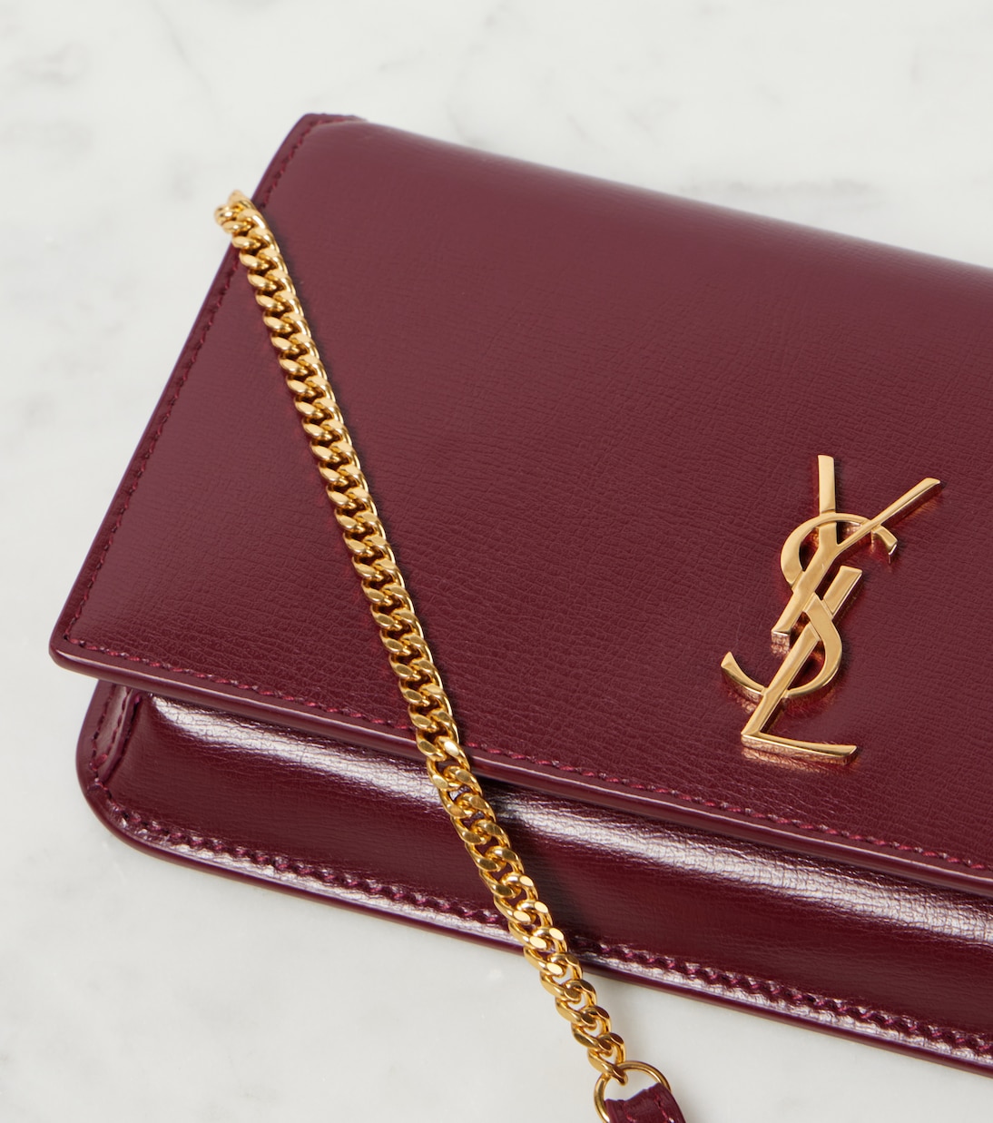 Smartphone-Etui Cassandre aus Leder | Saint Laurent