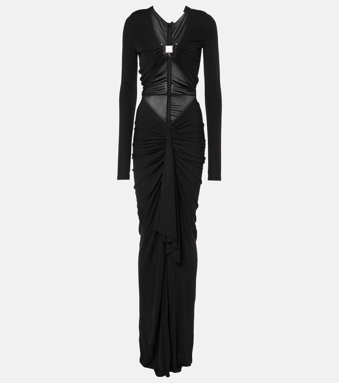 Ruched cutout jersey maxi dress | Christopher Esber