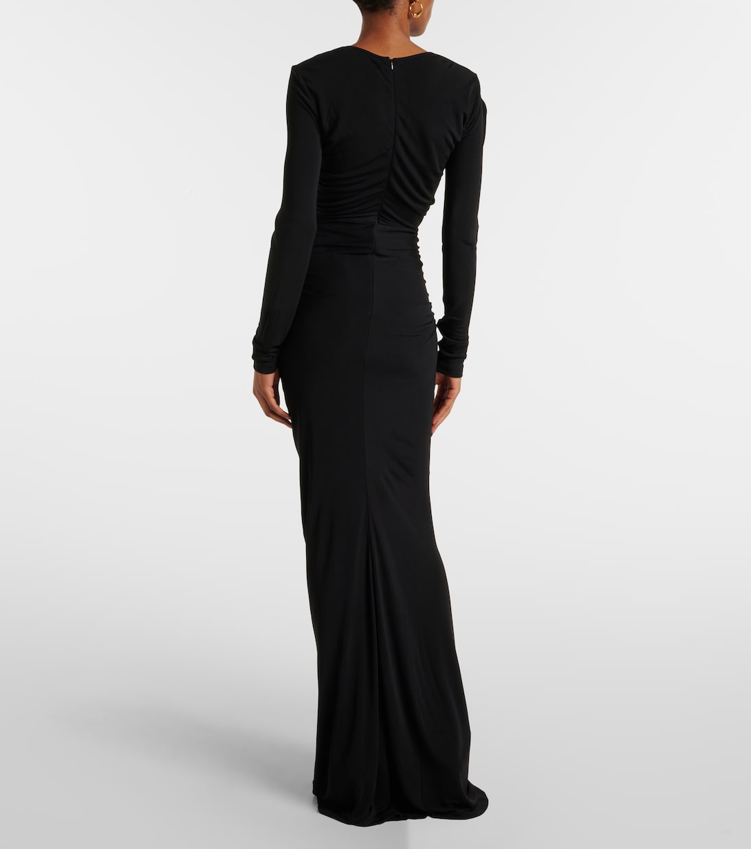 Ruched cutout jersey maxi dress | Christopher Esber