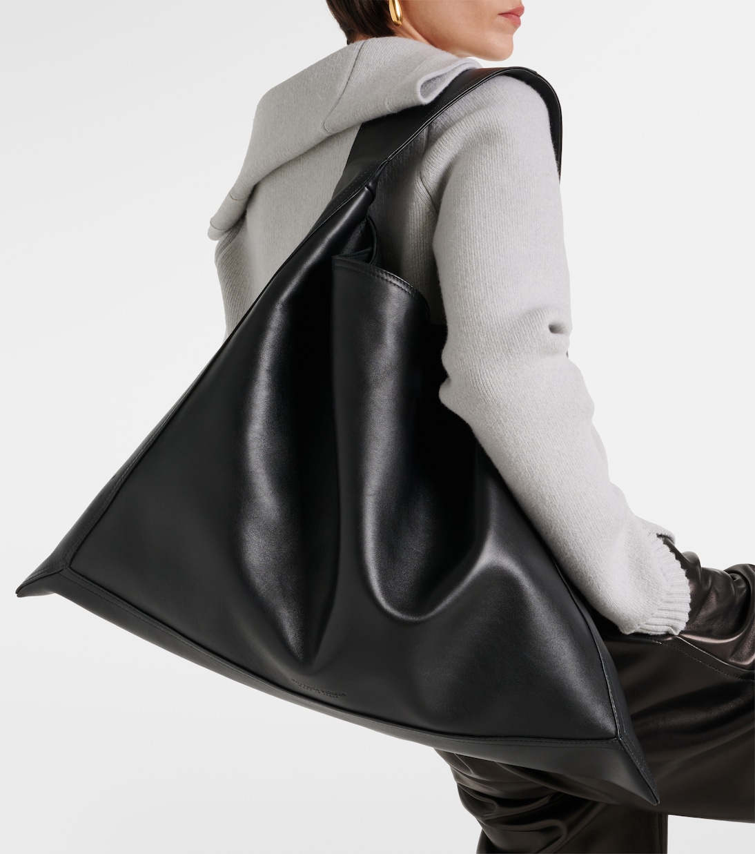 Sac Hop Large en cuir | Bottega Veneta