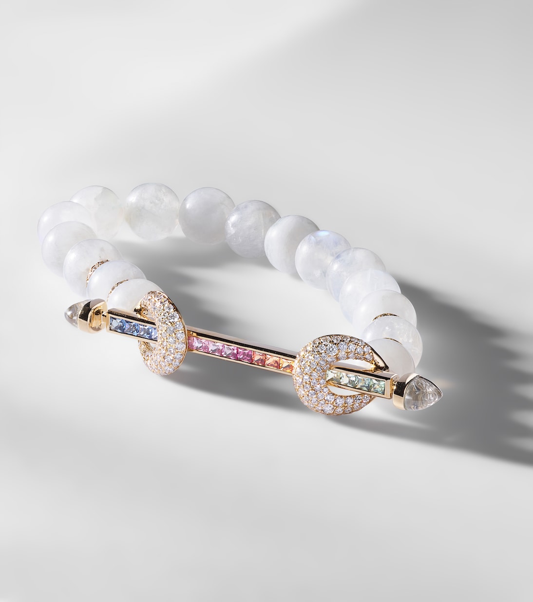 Bracciale Chakra in oro 18kt con pietre preziose | Ananya