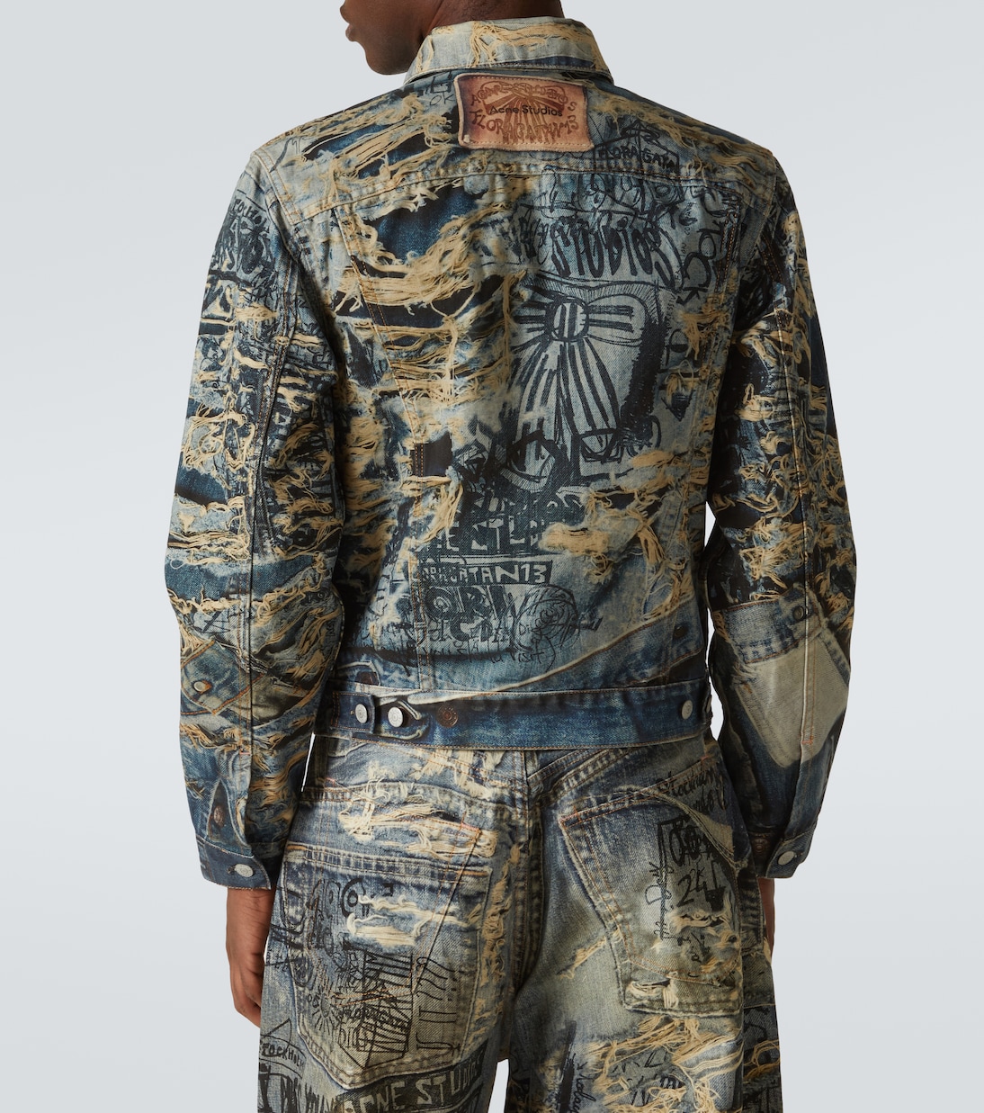 Trompe l'œil denim jacket | Acne Studios