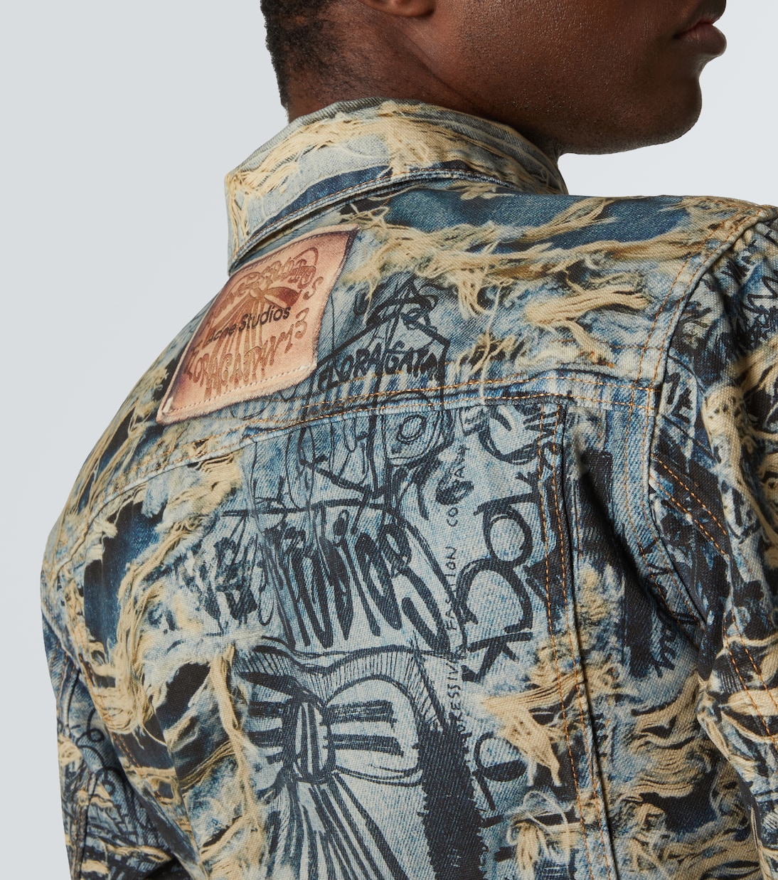Trompe l'œil denim jacket | Acne Studios