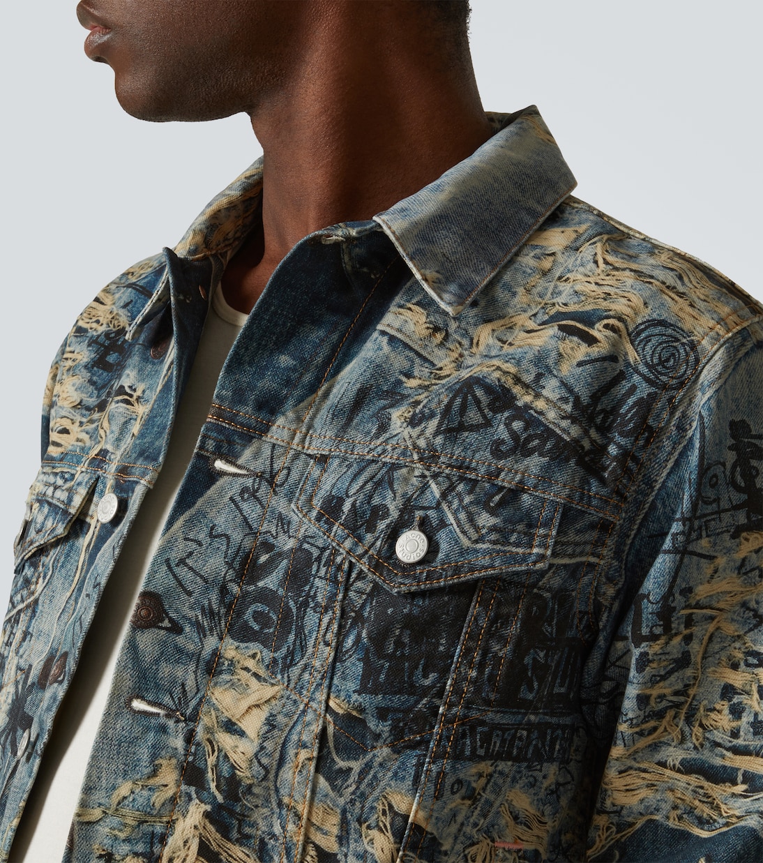 Trompe l'œil denim jacket | Acne Studios