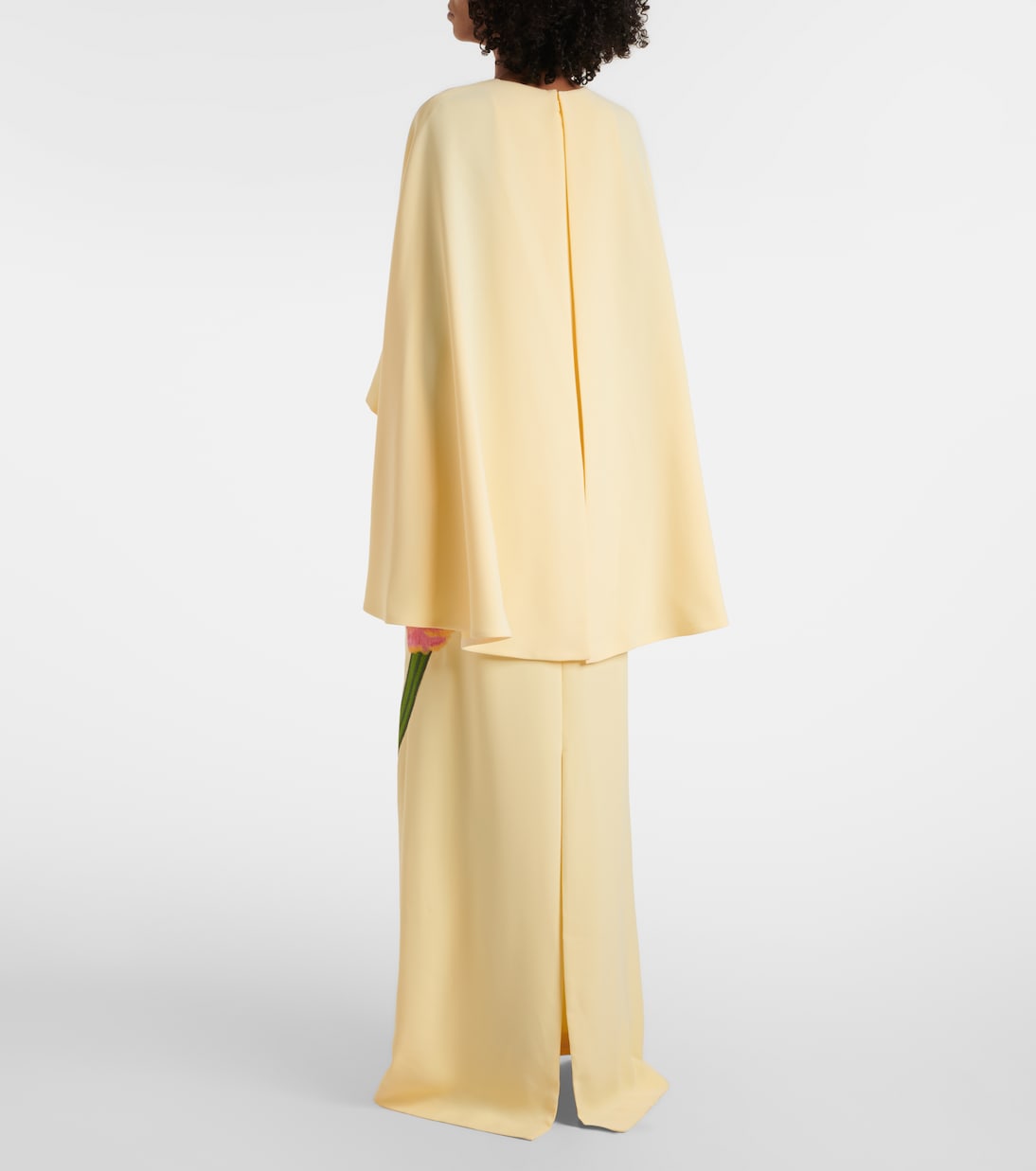 Meena floral crêpe gown | Costarellos
