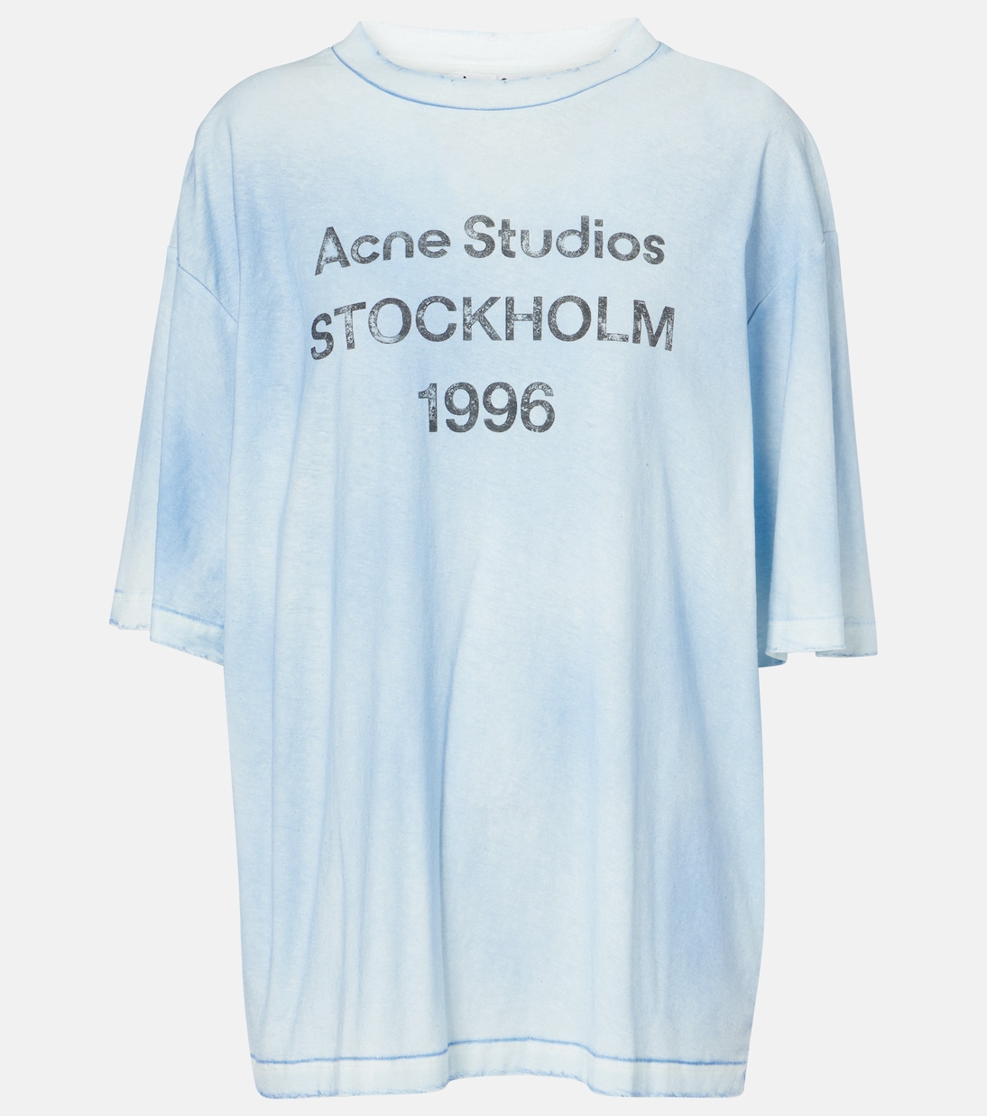 T-shirt in jersey di cotone e canapa | Acne Studios