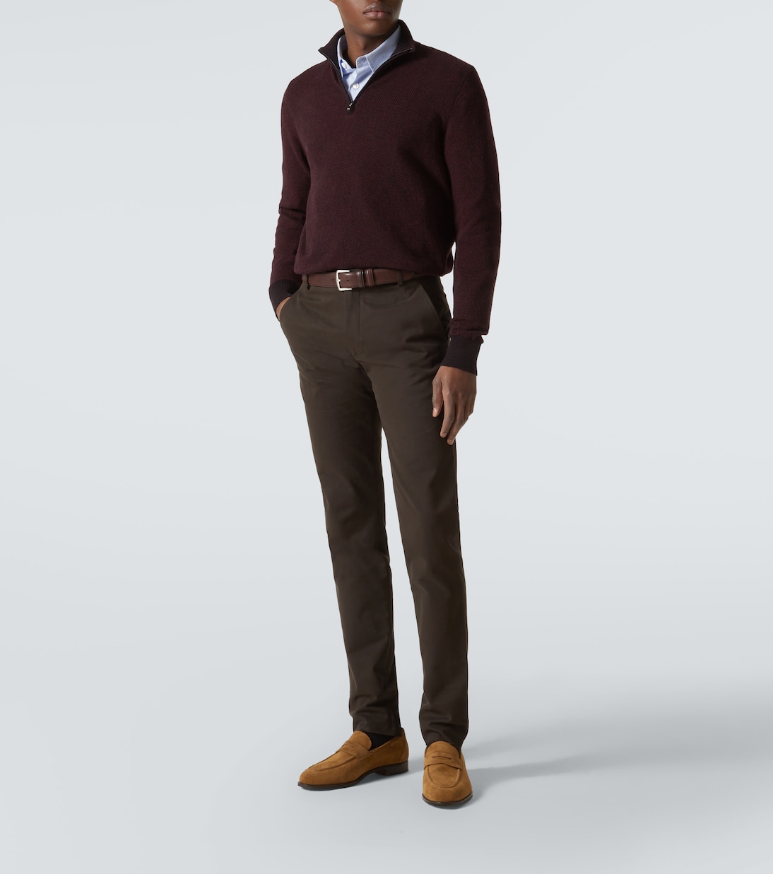 Pullover Roadster Mezzocollo in cashmere | Loro Piana