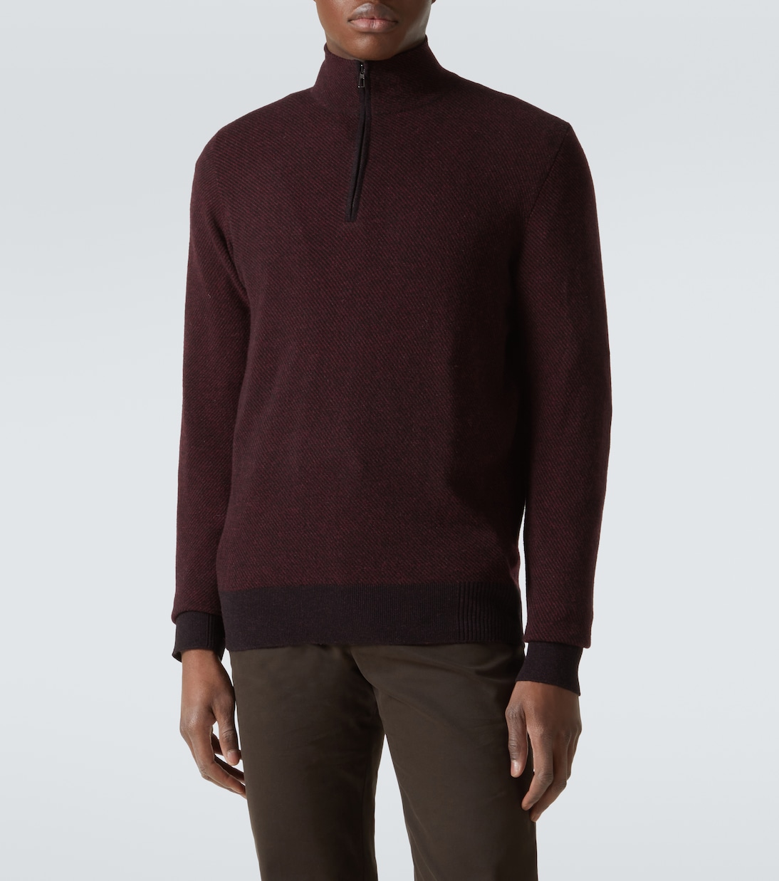 Pullover Roadster Mezzocollo in cashmere | Loro Piana