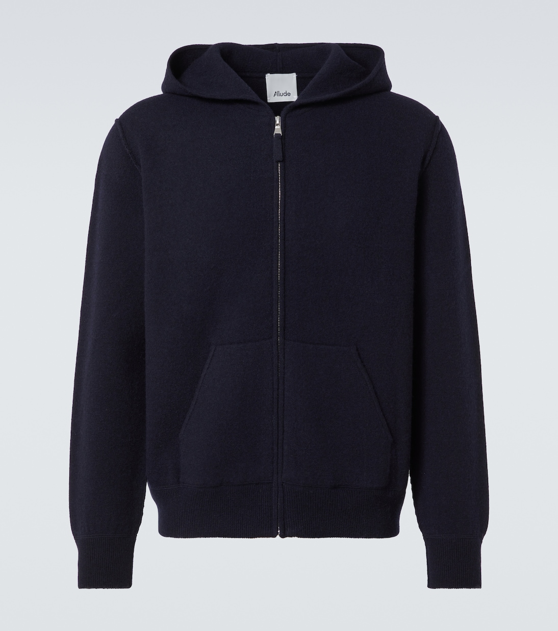 Cardigan in lana e cashmere con cappuccio | Allude