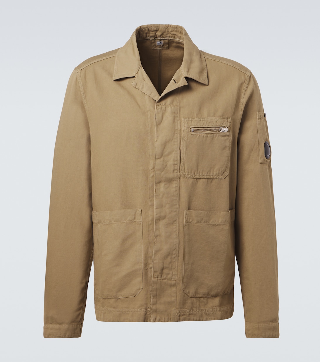 Giacca camicia in cotone e lino | C.P. Company