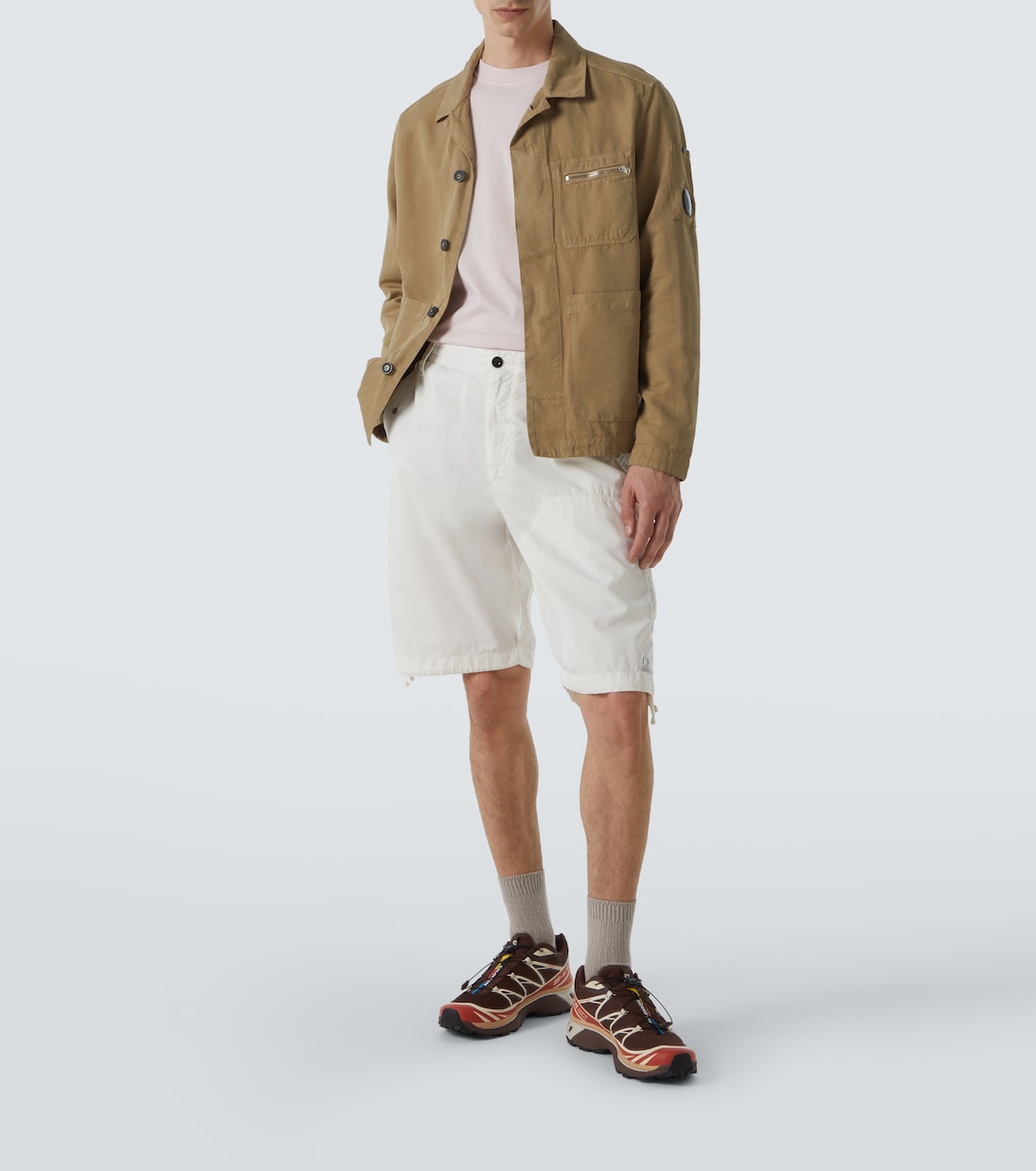 Giacca camicia in cotone e lino | C.P. Company
