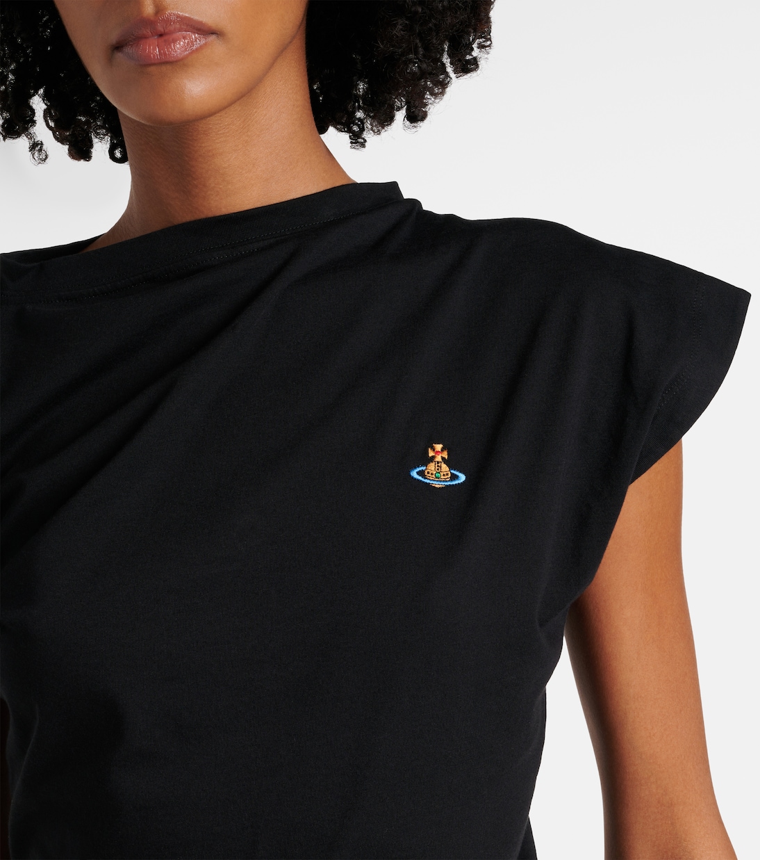 Top Hebo Orb in cotone con ruches | Vivienne Westwood