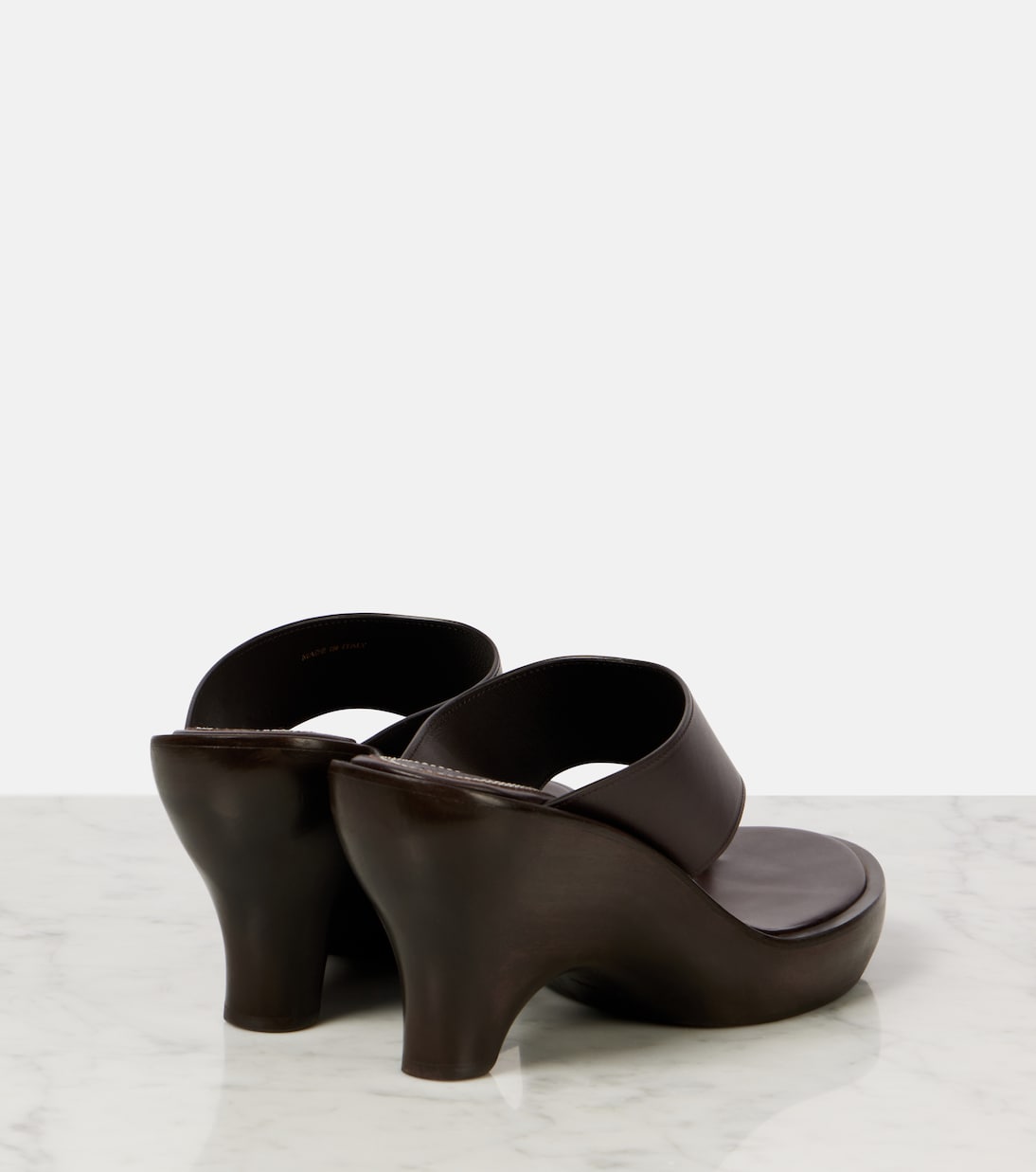 Mules Wild 95 in pelle con zeppa | Zimmermann