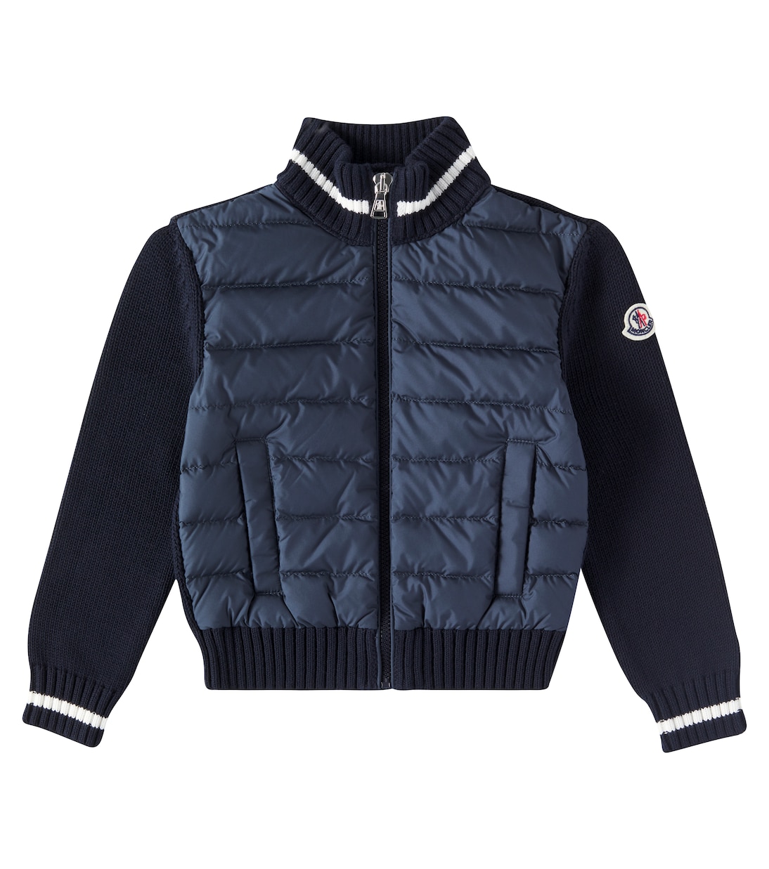 Cardigan in cotone con imbottitura | Moncler Enfant