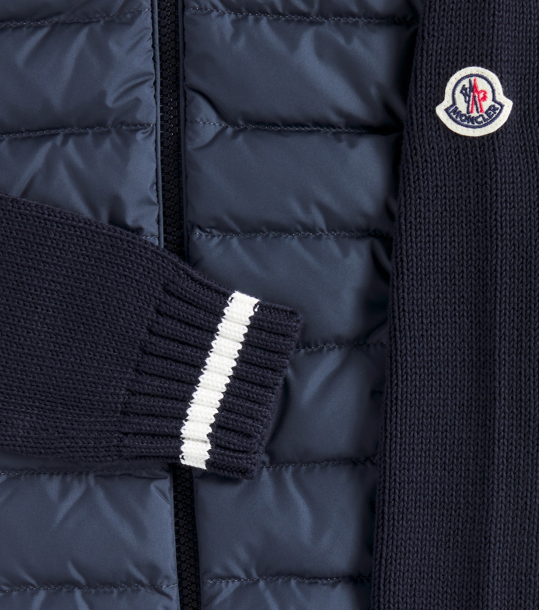 Cardigan in cotone con imbottitura | Moncler Enfant
