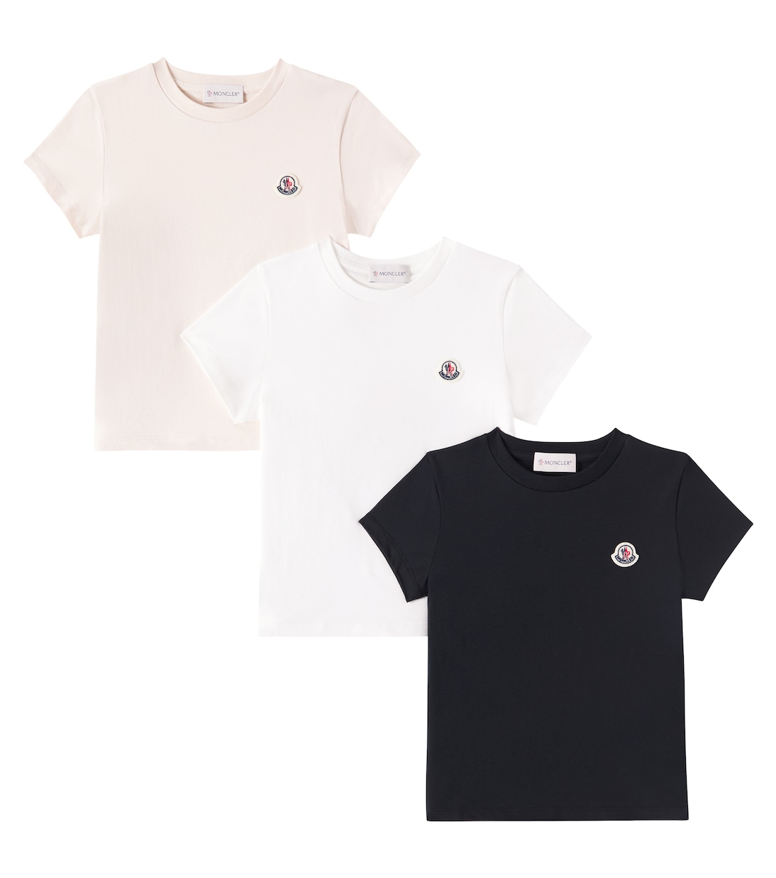 Set of 3 cotton jersey T-shirts | Moncler Enfant