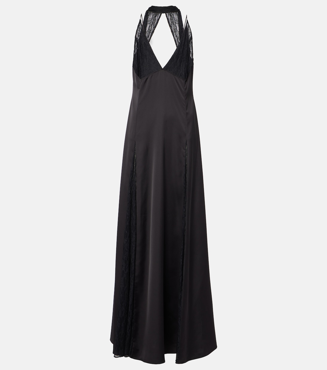 Vestido de fiesta Paige de satén y encaje | The New Arrivals Ilkyaz Ozel