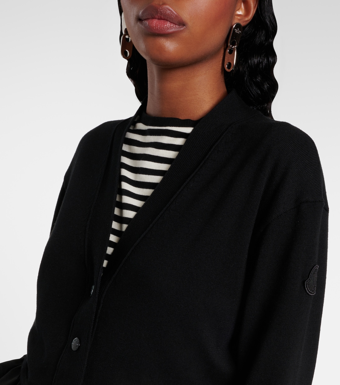 Cardigan in cotone, cashmere e seta | Moncler