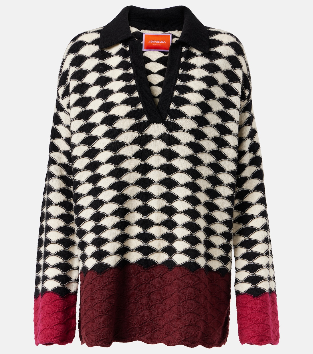 Lounge wool polo sweater | La DoubleJ