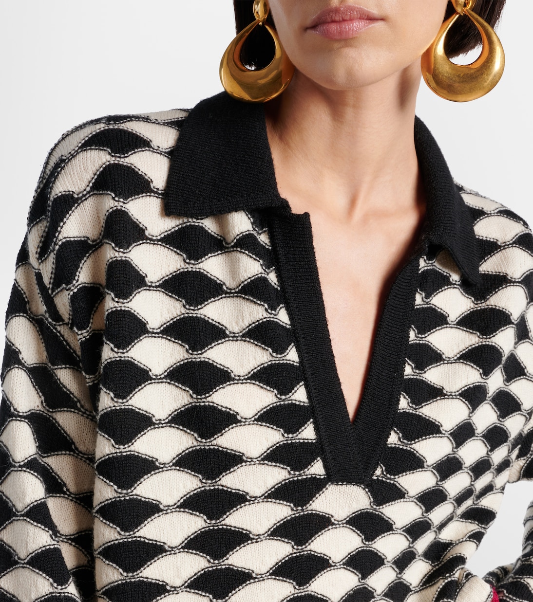 Lounge wool polo sweater | La DoubleJ