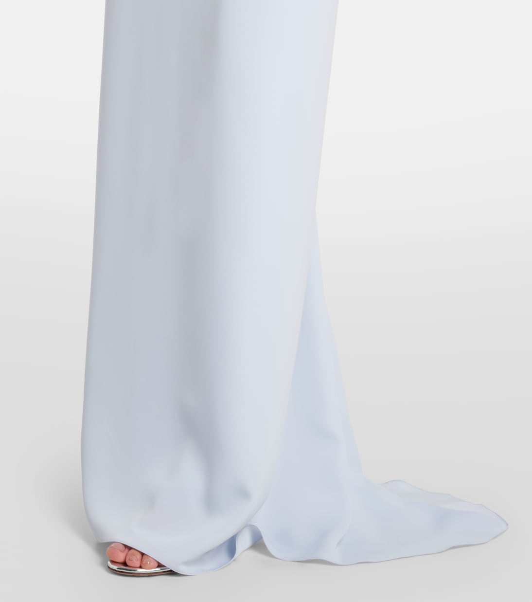 Vestido de fiesta de seda con apliques | Marmar Halim