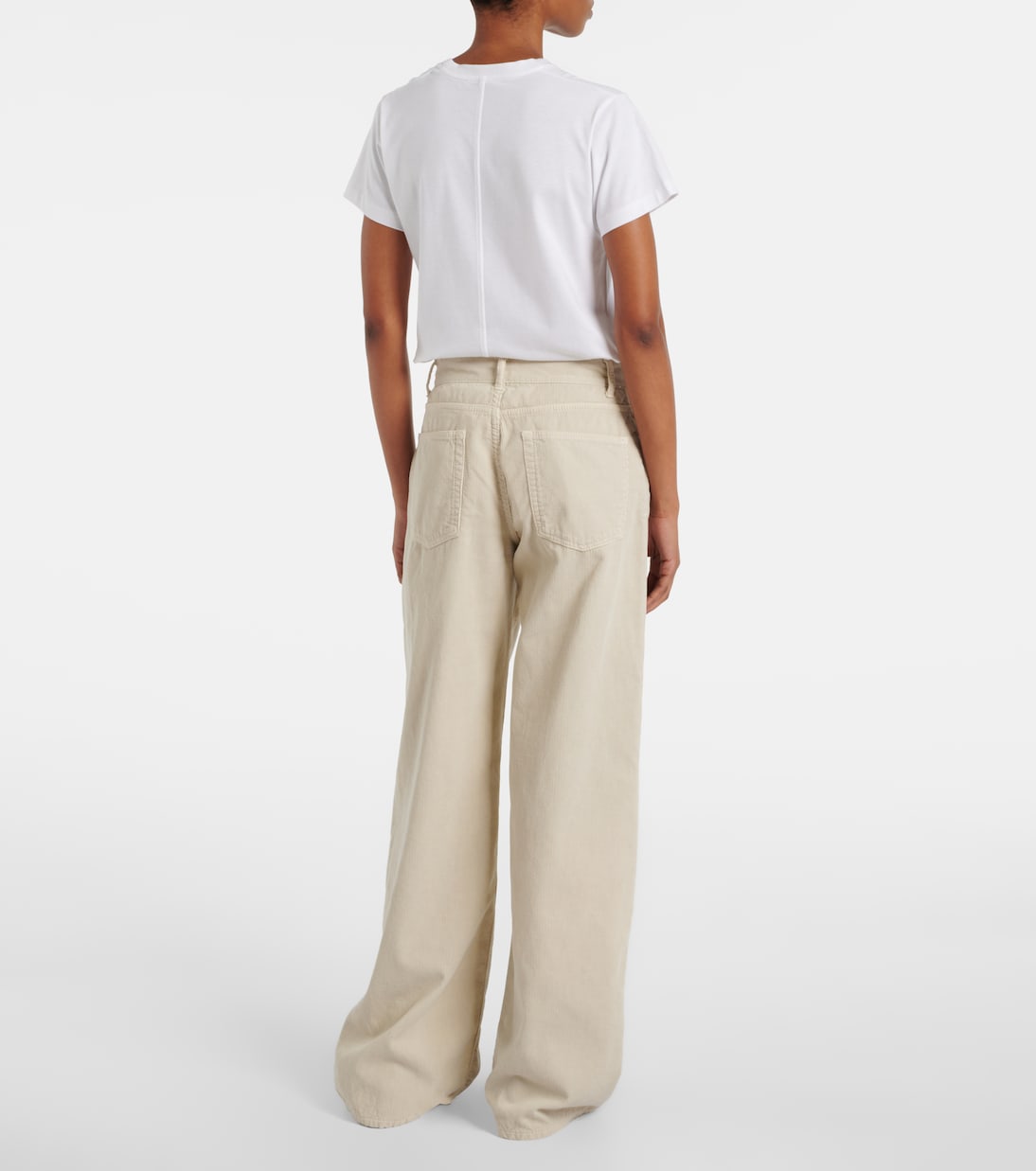 Weite Hose Eglitta aus Baumwoll-Cord | The Row