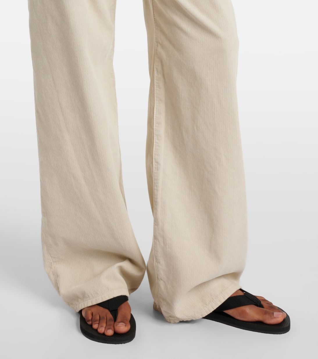 Weite Hose Eglitta aus Baumwoll-Cord | The Row