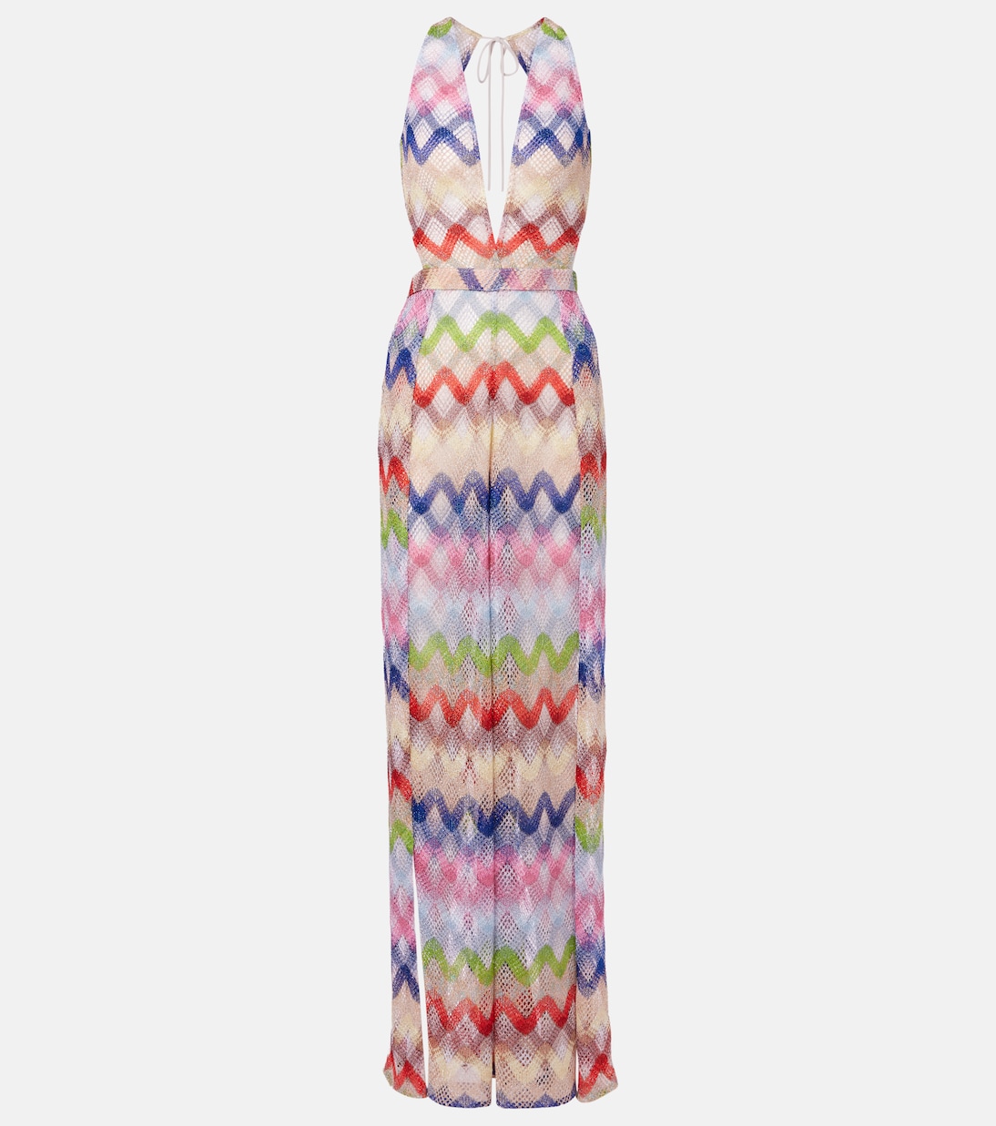 Zigzag lamé jumpsuit  | Missoni