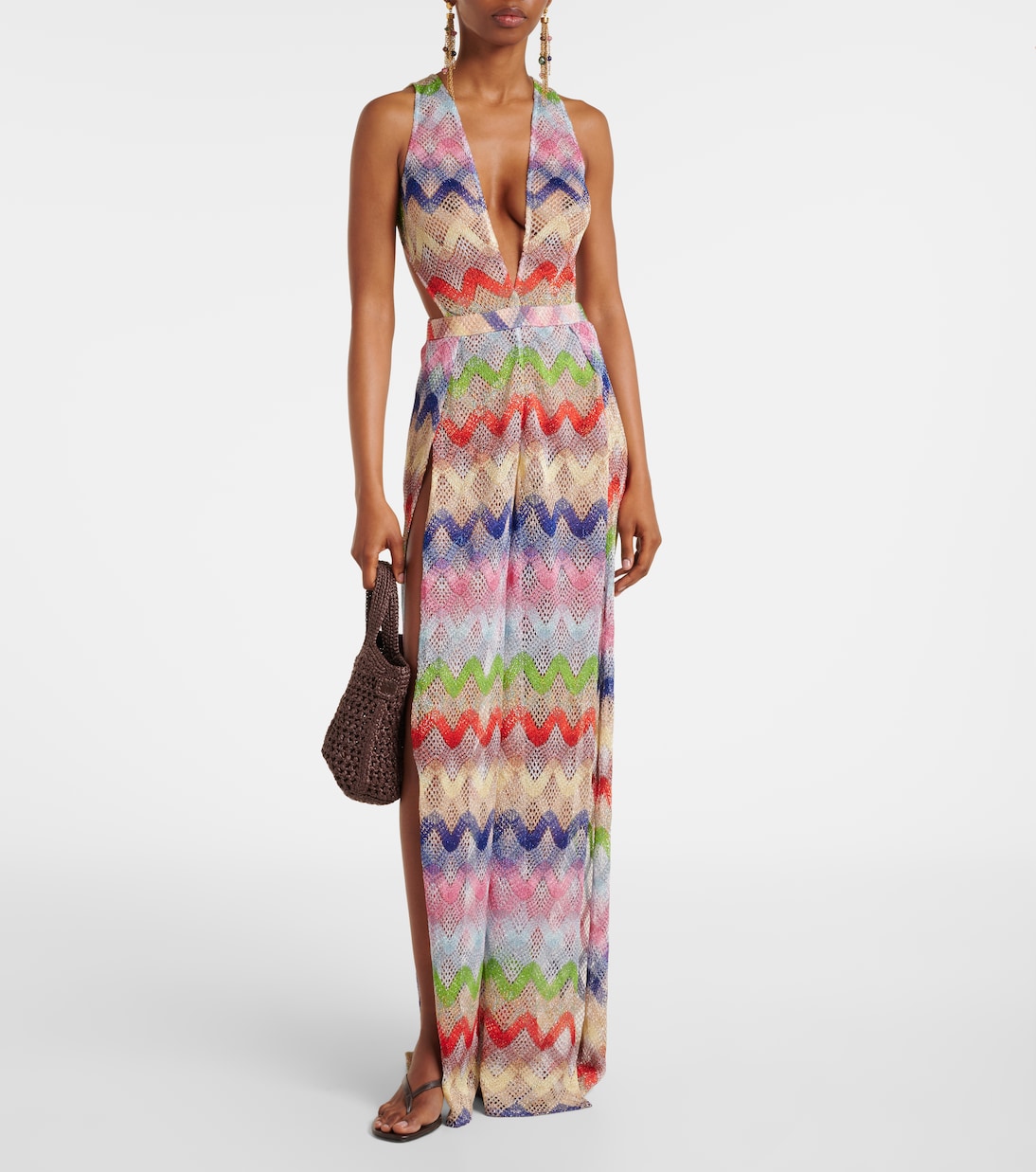 Zigzag lamé jumpsuit  | Missoni
