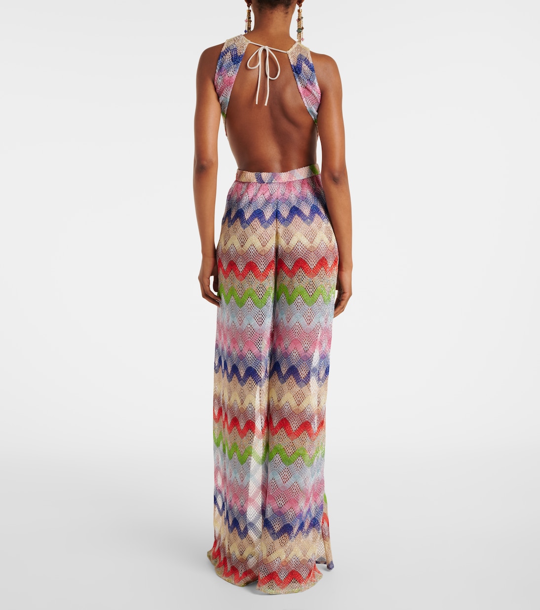 Zigzag lamé jumpsuit  | Missoni