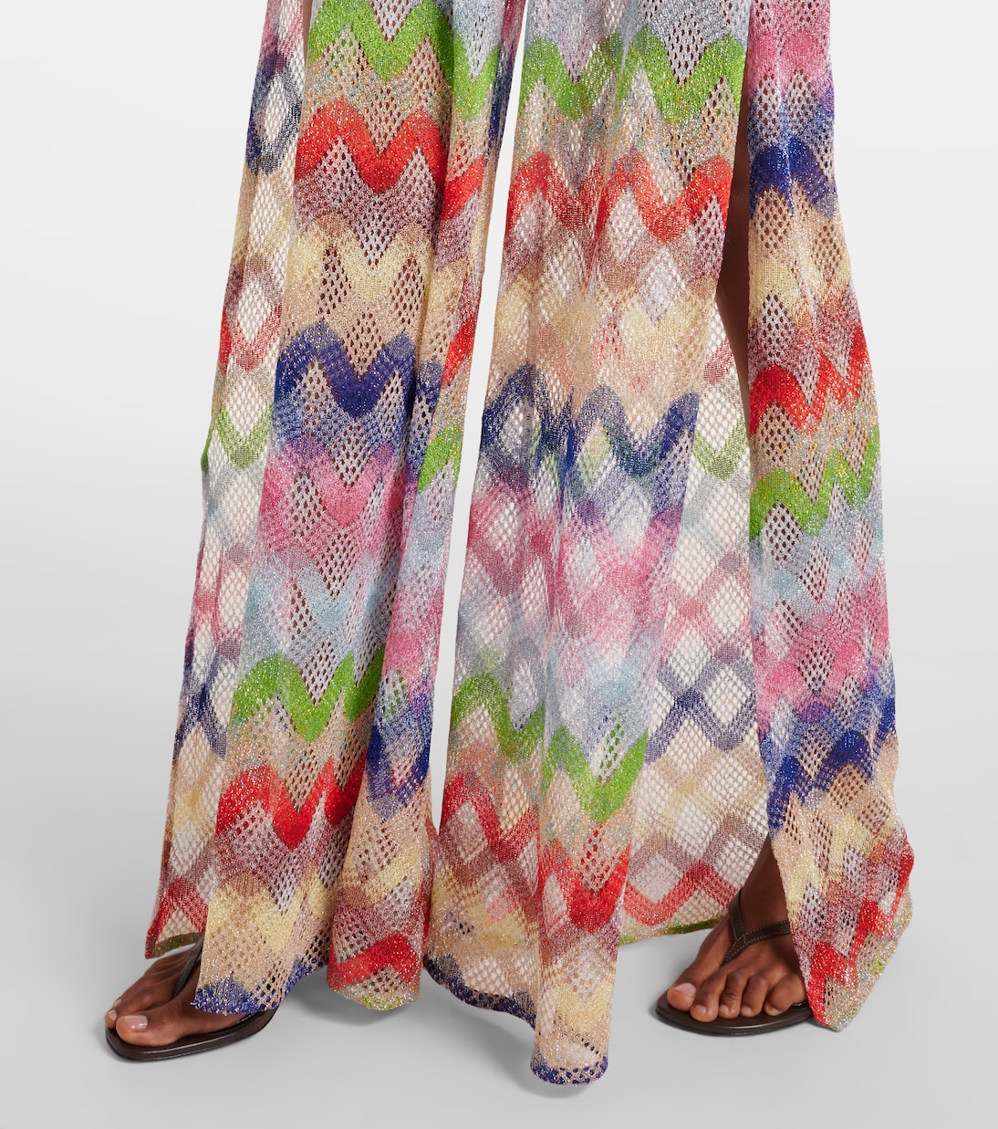 Zigzag lamé jumpsuit  | Missoni