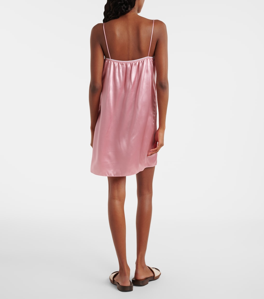 Abito sottoveste in raso | Miu Miu